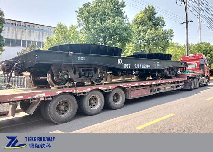 100T Heavy Load Wagon Steel Slag Transport Rail Car Steel Factory Rail Wagon