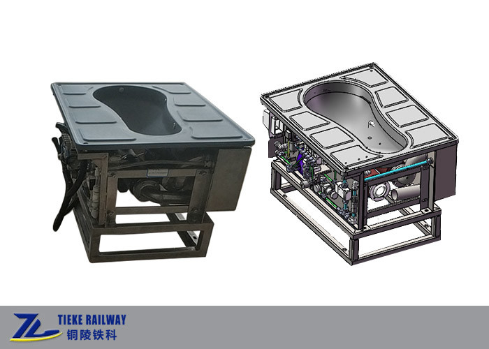 Sistem Toilet Vakum Stainless Steel Atau Kereta FPR Tipe Jongkok Atau Duduk