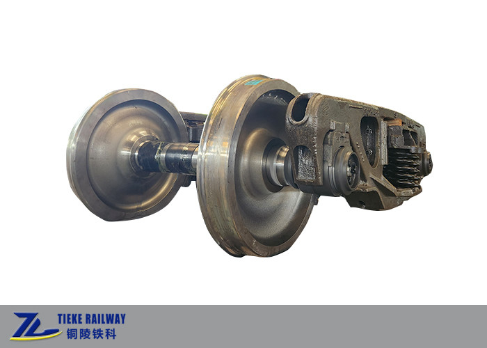 1000mm Rail Gauge Bogie Beban Berat Dua Axle Casting Wagon Bogie 60 Ton / 70 Ton