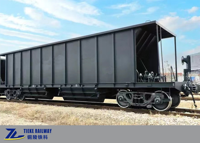 AAR Brake Railway Bijih Hopper Wagon Bottom Quick Discharge Beban Berat 90 Ton