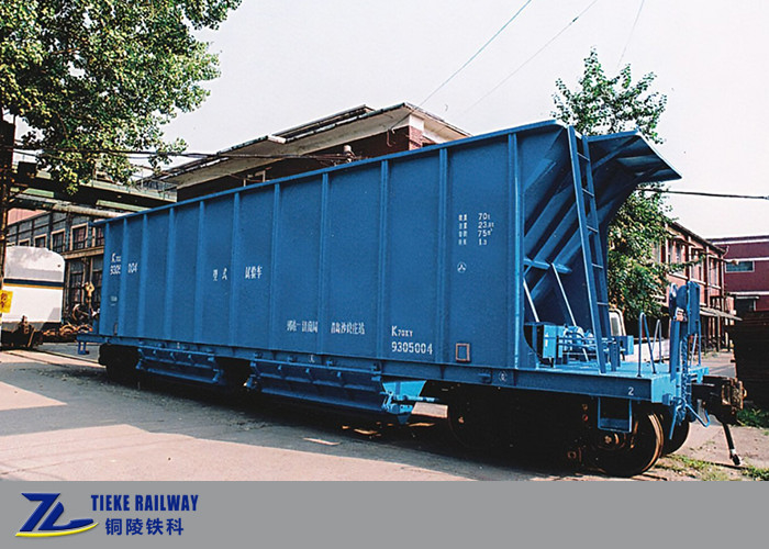 Ore Coal Railway Hopper Wagons 120 km/jam Kecepatan Beban Berat 70 Ton