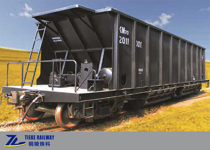 Ore Coal Railway Hopper Wagons 120 km/jam Kecepatan Beban Berat 70 Ton