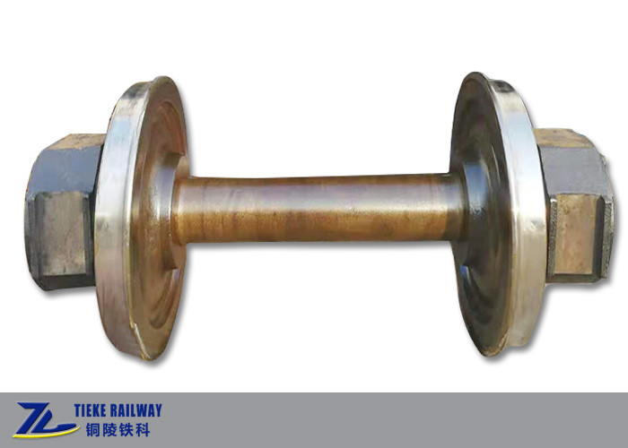Railway G Type Wheelset 840mm Train Wheel Axle Assembly Untuk 120t Load Wagon