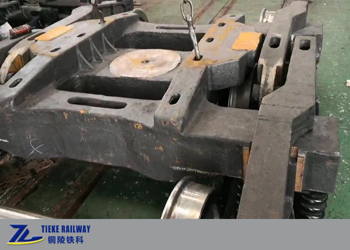 Railway Wagon Bogie Three Axle 120 Ton Heavy Duty Bogies Untuk Ladle Wagon