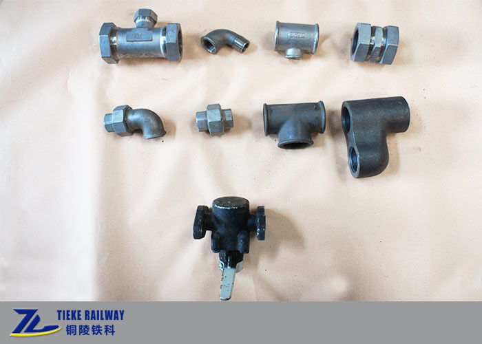 UIC Pipe Joint Fittings Bagian Rem Udara Pipa Plug Tee Flange Elbow 1.0 MPa
