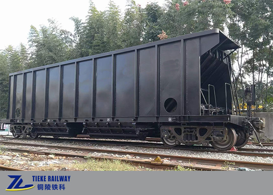 Gerobak Hopper Bijih Kereta Api Debit Cepat 90T Rem Udara AAR Pengukur 1435mm