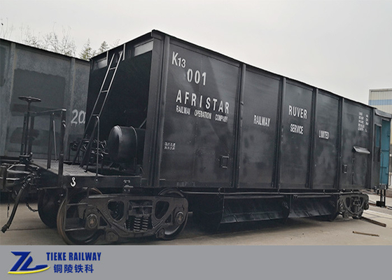 Wagon Kereta Api Bijih Besi Tertutup 60 Ton Memuat standar UIC EN