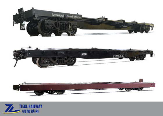 40 Feet Container Flat Wagon Flatcars 120 km/jam 1520mm Gauge Railroad Flatcars