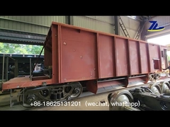 Pemecahan Wagon Ballast Kereta Api Hopper Wagon di Bengkel