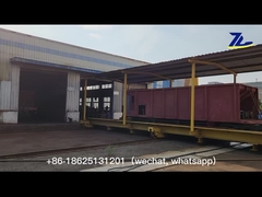 Air Pengungkapan Batubara Kereta Api Wagon Dengan Empat Lompatan Lompatan Bagian Bawah