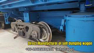 Harga Pabrik Gerobak Self Dumping Kereta Api 85T
