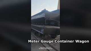 Meter Gauge Container Wagon Produsen Profesional di Cina